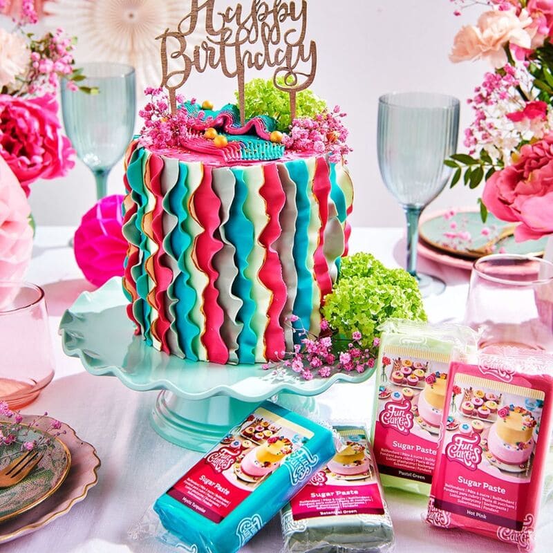 Fondánová hmota hot pink - růžová 250 g 